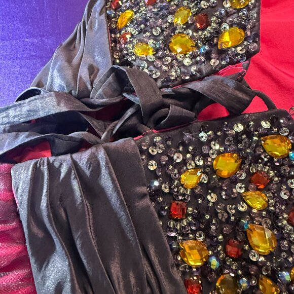 📌Maggie Sottero Flirt Richly Beaded Strapless Tulle Prom -Ball  - Formal Gown - Picture 13 of 16